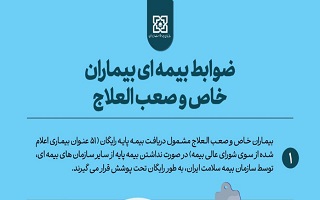 خدمات و عملکرد بیمه سلامت استان و صندوق بیماریهای خاص و صعب العلاج