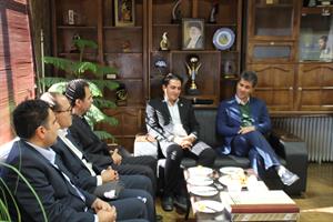 جلسه مشترک هیأت رئیسه و مدیران سازمان با رئیس سازمان صنعت، معدن و تجارت استان و سرپرست و اعضای هیات مدیره شرکت شهرک های صنعتی استان ، برگزار شد