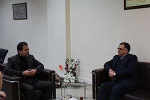 دیدار مدیر شعب بانک مسکن استان با ریاست سازمان