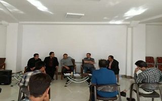 جلسه اعضای کمیته شهرستانها و مدیریت امور اداری و شهرستانهای سازمان با اعضای سازمان در شهرستان خدابنده جلسه اعضای کمیته شهرستانها و مدیریت امور اداری و شهرستانهای سازمان با اعضای سازمان در شهرستان خدابنده