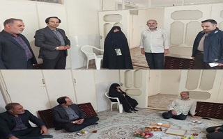 دیدار و تجلیل از خانواده بسیجی شهید ابوالقاسم نظری