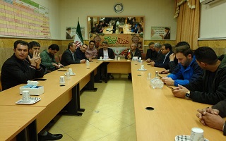 جلسه هماهنگی سرپرستان و مربیان تیم های حاضر در مسابقات در محل سالن مسابقات برگزار شد. جلسه هماهنگی سرپرستان و مربیان تیم های حاضر در مسابقات در محل سالن مسابقات برگزار شد.