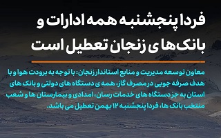 سازمان نظام مهندسی ساختمان استان زنجان در روز پنجشنبه تعطیل میباشد. سازمان نظام مهندسی ساختمان استان زنجان در روز پنجشنبه تعطیل میباشد.