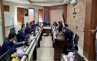 دیدار جانشین فرمانده سپاه استان در بسیج افشار با جمعی از اعضای هیئت مدیره، اعضای کمیته پدافند غیرعامل، مدیران و کارکنان سازمان