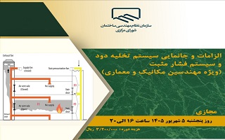 دوره آموزشی    الزامات و جانمایی سیستم تخلیه دود و سیستم فشار مثبت
