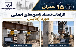 الزامات تعداد شمع‌های اصلی مورد آزمایش